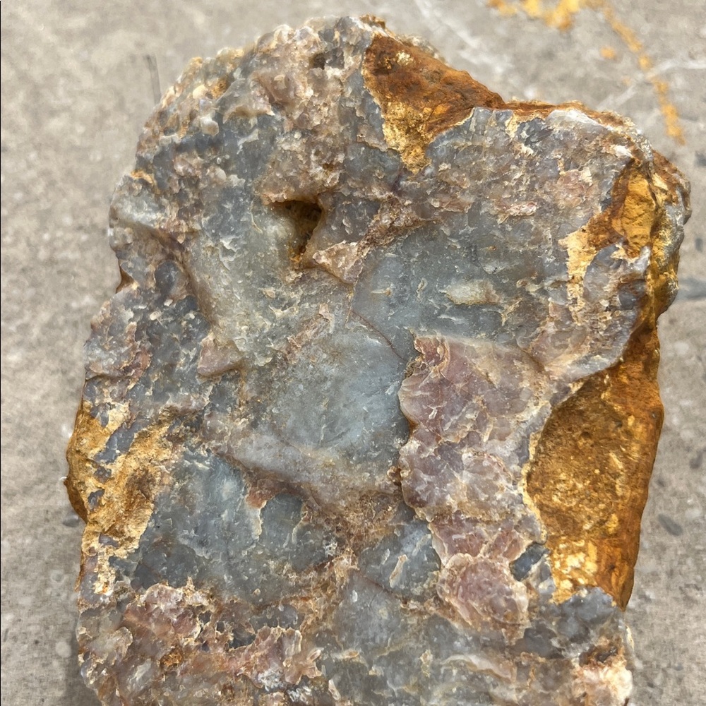 Raw Sandstone Rock With Quartz & Chert Flint Deposits Remote TN Mountains - Picture 5 of 8